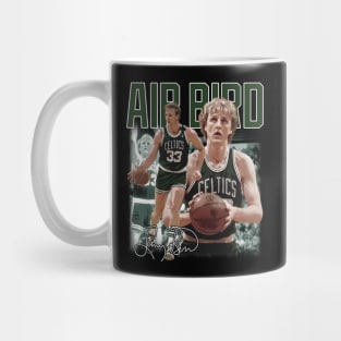 Larry Bird Legend Air Bird Basketball Signature Vintage Retro 80s 90s Bootleg Rap Style Mug